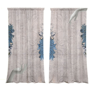 William's Hand curtain set