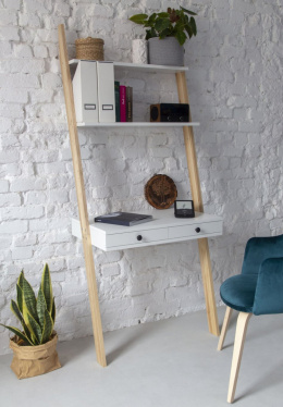 Ladder desk LENO 79x183cm - ash