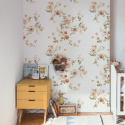 Floral Vintage Interior Wallpaper