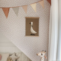 Wallpaper Simple Irregular Dots Powder Pink White interior