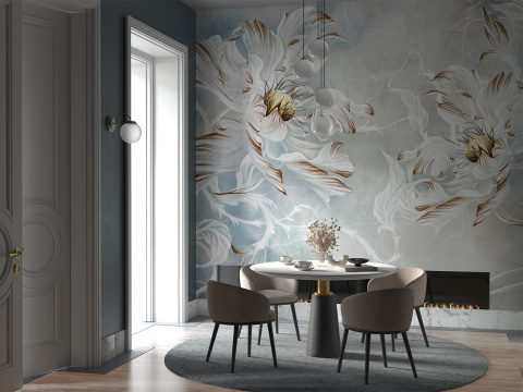 Agora wall wallpaper from Wallcraft Art. 720 31 2301 blue