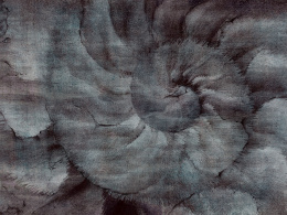 Fosillium Wandtapete von Wallcraft Art. 405 31 2101 Sepia / Grau