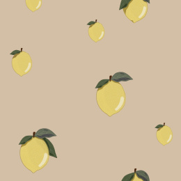 Little Lemons Beige wallpaper