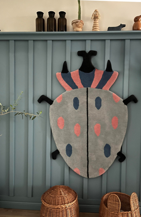 Dywan wełniany Charlie beetle 120 x 96 cm handtufted