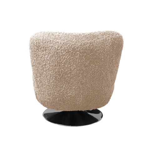 Rolf swivel armchair, cream