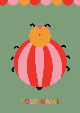 Personalizowana grafika Hellen beetle z Twoim imieniem