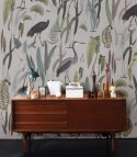Calm Heron Beige wallpaper by Wallcolors