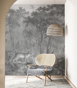 Jungle Cat wallpaper by Wallcolors