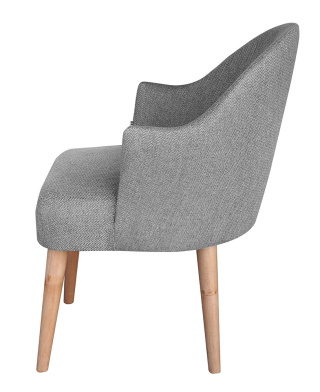 EMI HERRINGBONE upholstered armchair