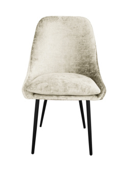 Misty cream upholstered chair - exhibition