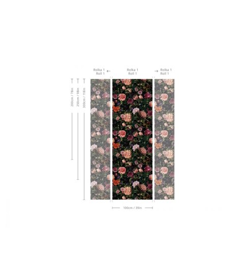 Beautiful Blossoms Vintage by Wallcolors