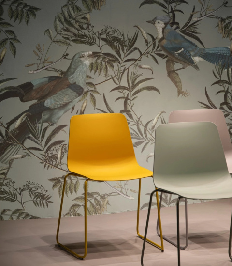 Tapeta Birds In Garden od Wallcolors