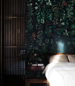 Botanic Green wallpaper by Wallcolors