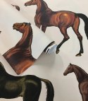 Horses Beige Tapete von Wallcolors
