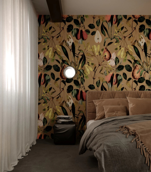 Pear Beige wallpaper by Wallcolors