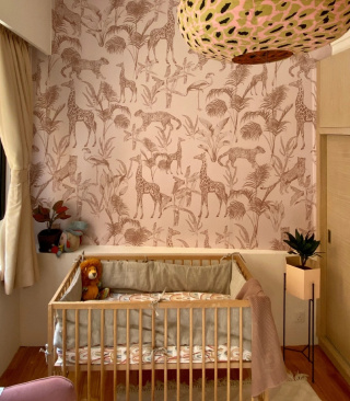 Safari Beige Tapete von Wallcolors