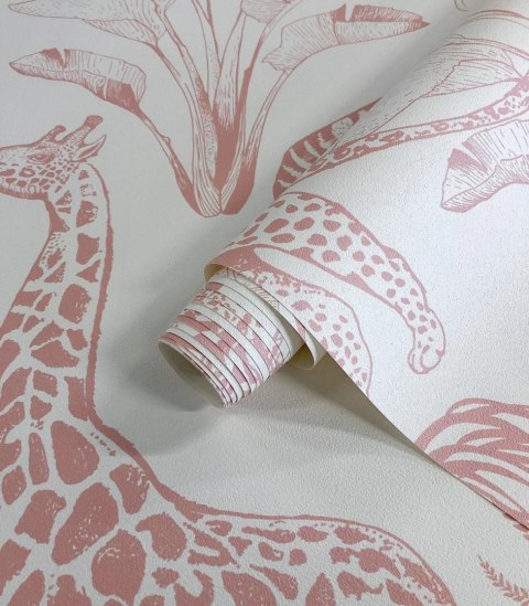 Safari Pink wallpaper by Wallcolors