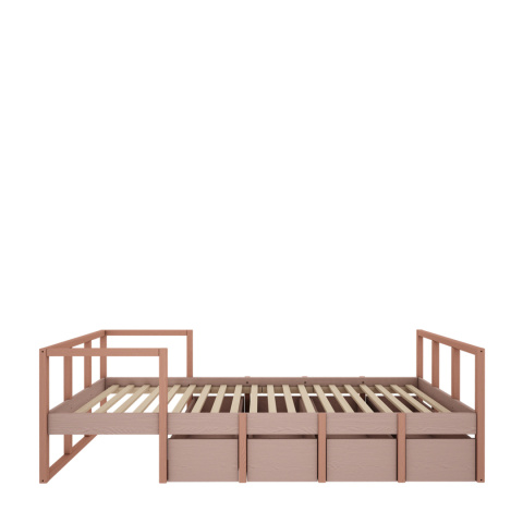 Tweens bed 90 x 200 cm pink