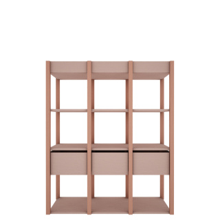 Tweens pink bookcase