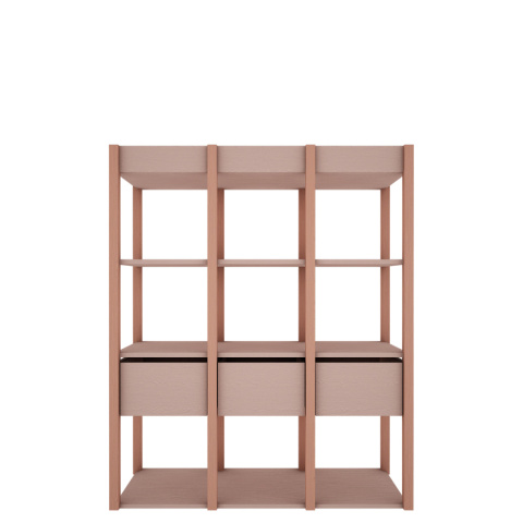 Tweens pink bookcase