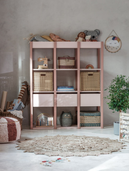 Tweens pink bookcase
