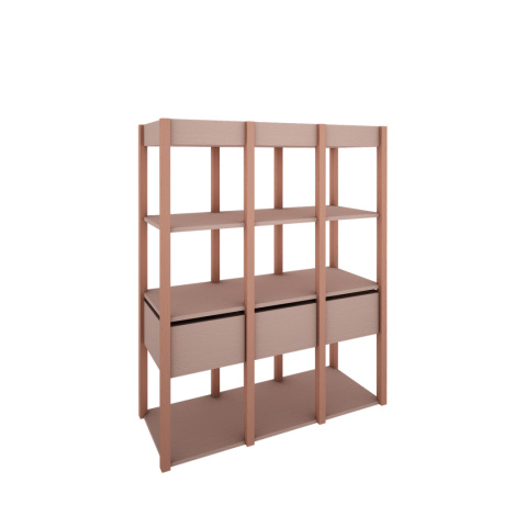 Tweens pink bookcase