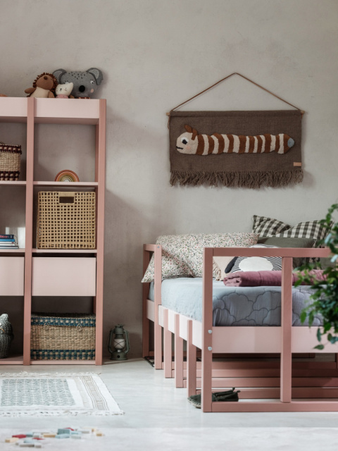 Tweens pink bookcase