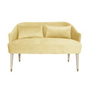 EMI SUMMER sofa tapicerowana żółta