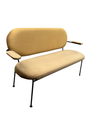 Anatol Sofa, Altgold/Oliv - Ausstellungsstück