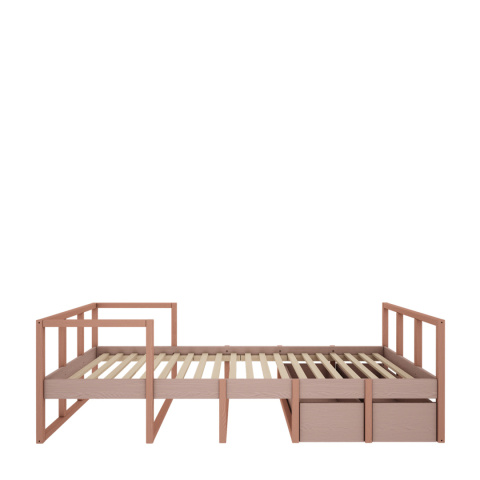 tweens bed drawer 90 x 200 pink