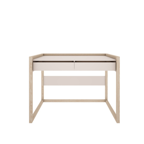 Basic desk with white drawers