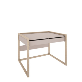 BASIC desk with drawers cashmere