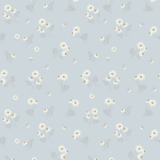 Camomille Blue Wallpaper