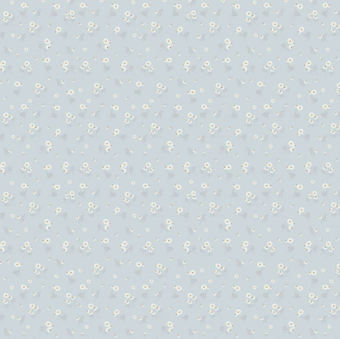 Camomille Blue Wallpaper