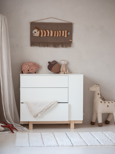 BASIC chest of drawers white