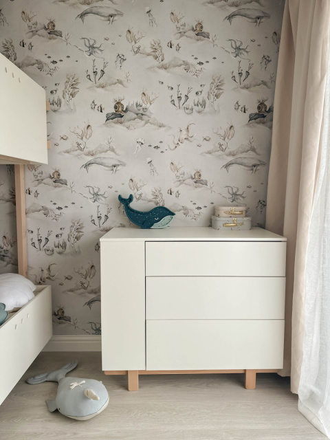 BASIC chest of drawers white