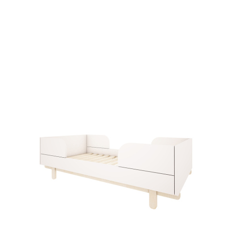 BASIC cot 70 x 140 cm with sofa option white