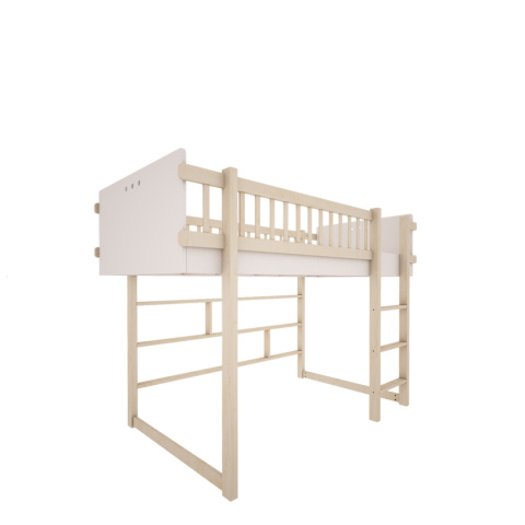 Basic white mezzanine bed