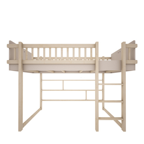 Basic cashmere low mezzanine bed