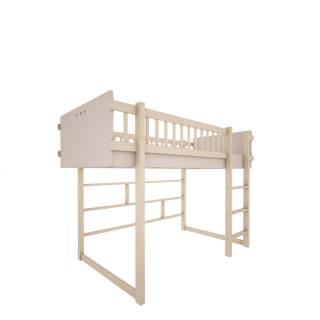 BASIC low loft bed cashmere