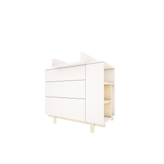 BASIC changing table white