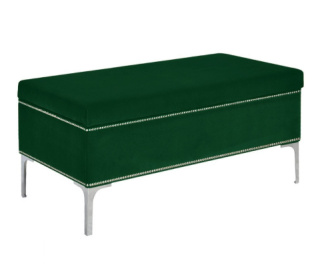 Luxe 2 gepolsterter Sitzpouf mit Öffnung