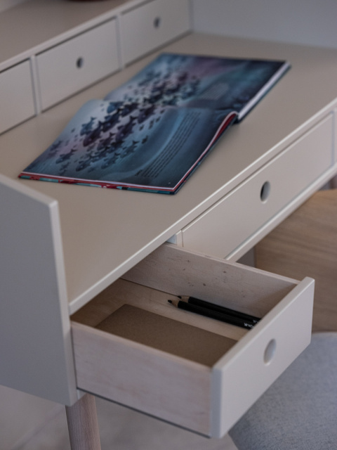 RIVER desk, sand beige