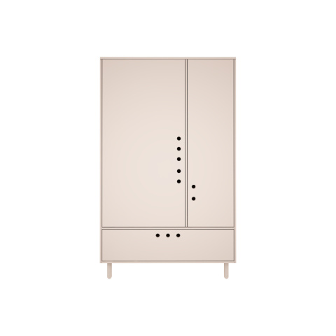 RIVER Kleiderschrank Sandbeige