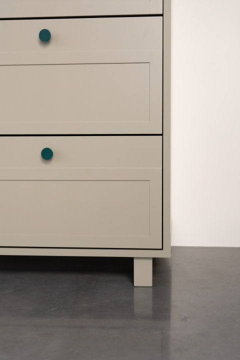 VINTAGE eucalyptus chest of drawers