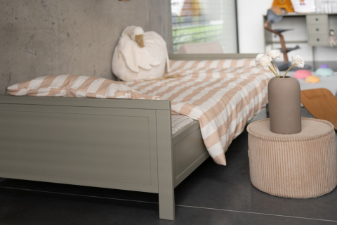 VINTAGE bed 90 x 200 cm eucalyptus