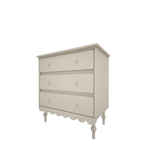 Babushka Oliwka chest of drawers with three drawers