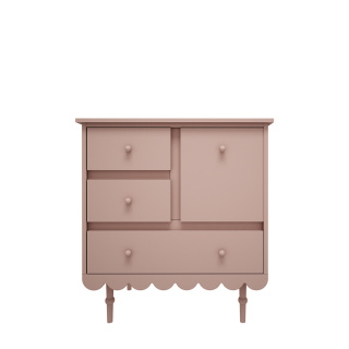 BABUSHKA small chest of drawers pink