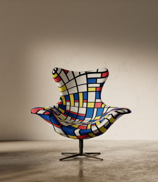 PIET'S PATTERN swivel chair