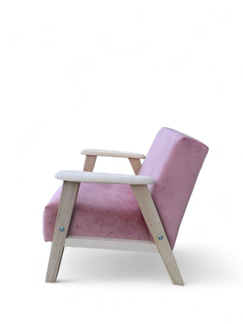 Upholstered children's chair with MINIO armrests